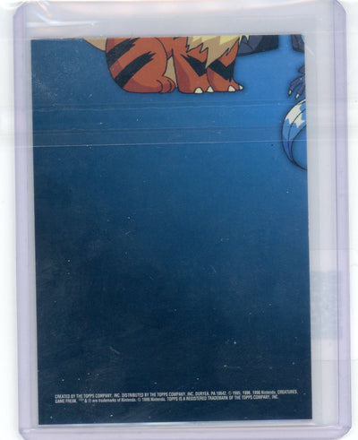 MEOWTH TOPPS Series 1 TV11 Holo Pokémon Card