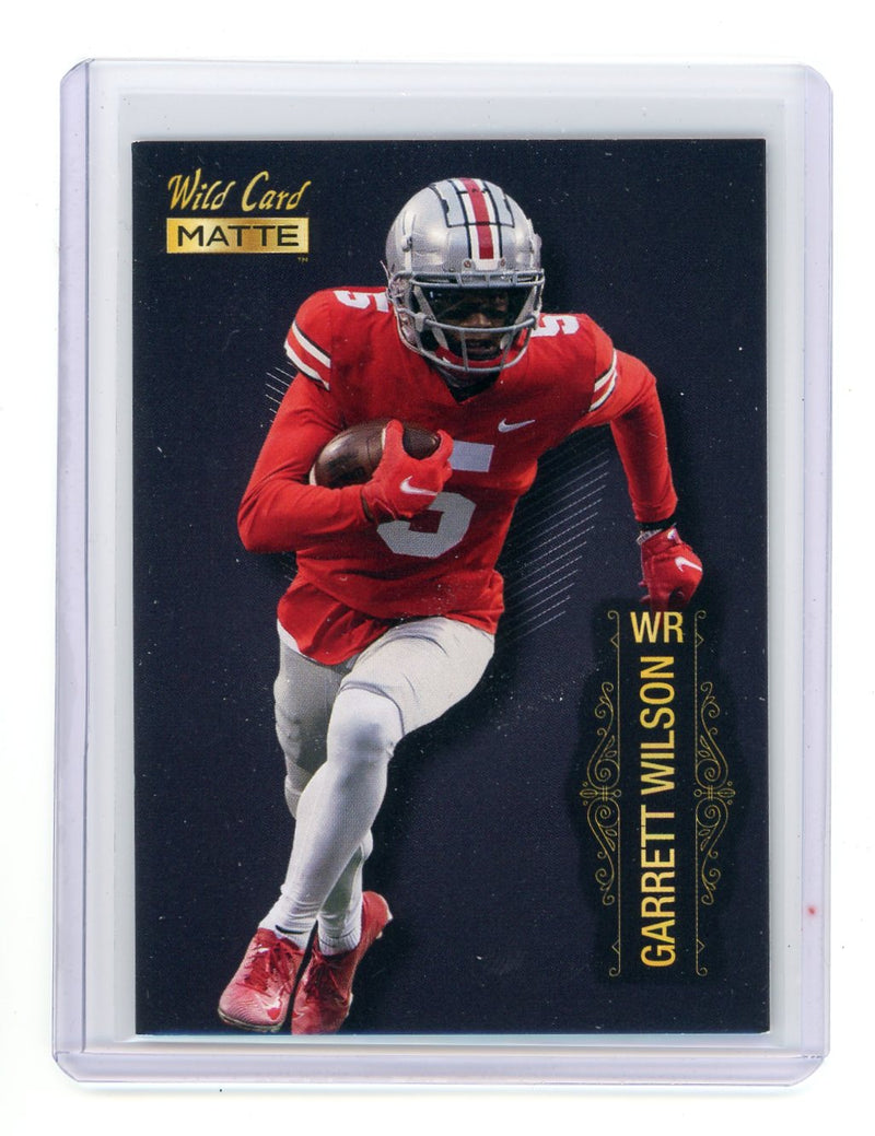 Garrett Wilson 2022 Wild Card Matte rookie card