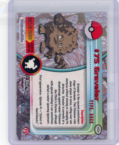 Graveler 2000 Topps Chrome Pokémon #75