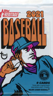2021 Topps Heritage Blaster Box Pack