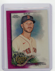 Chris Sale 2022 Topps Chrome Allen & Ginter Magenta Refractor #'d 177/199