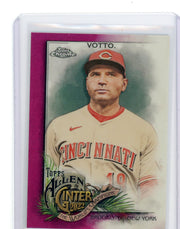 Joey Votto 2022 Topps Chrome Allen & Ginter Magenta Refractor #'d 145/199