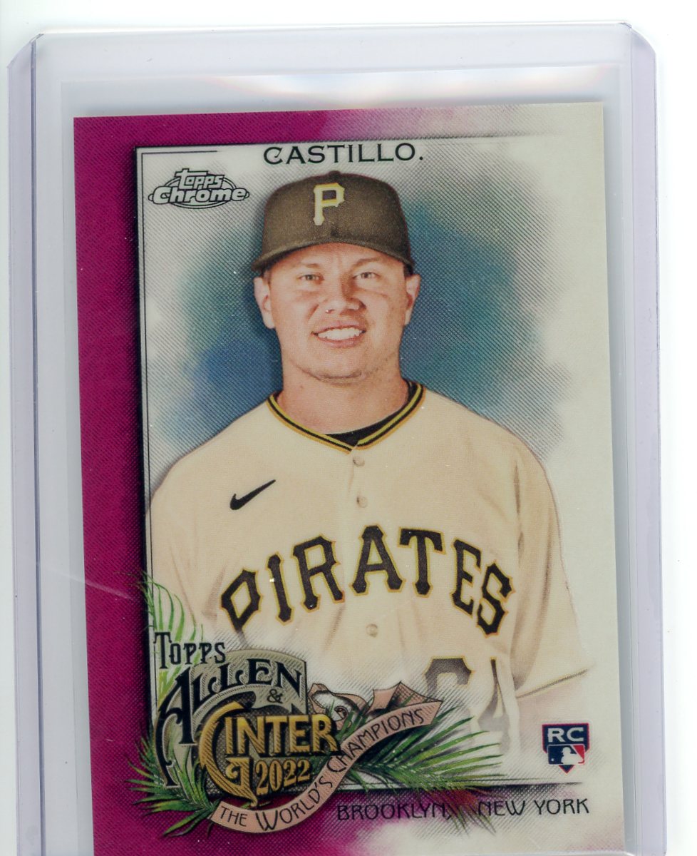 Diego Castillo 2022 Topps Chrome Allen & Ginter Magenta Refractor #'d 063/199