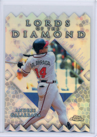 Andres Galarraga 1999 Topps Chrome Lords of the Diamond refractor die-cut