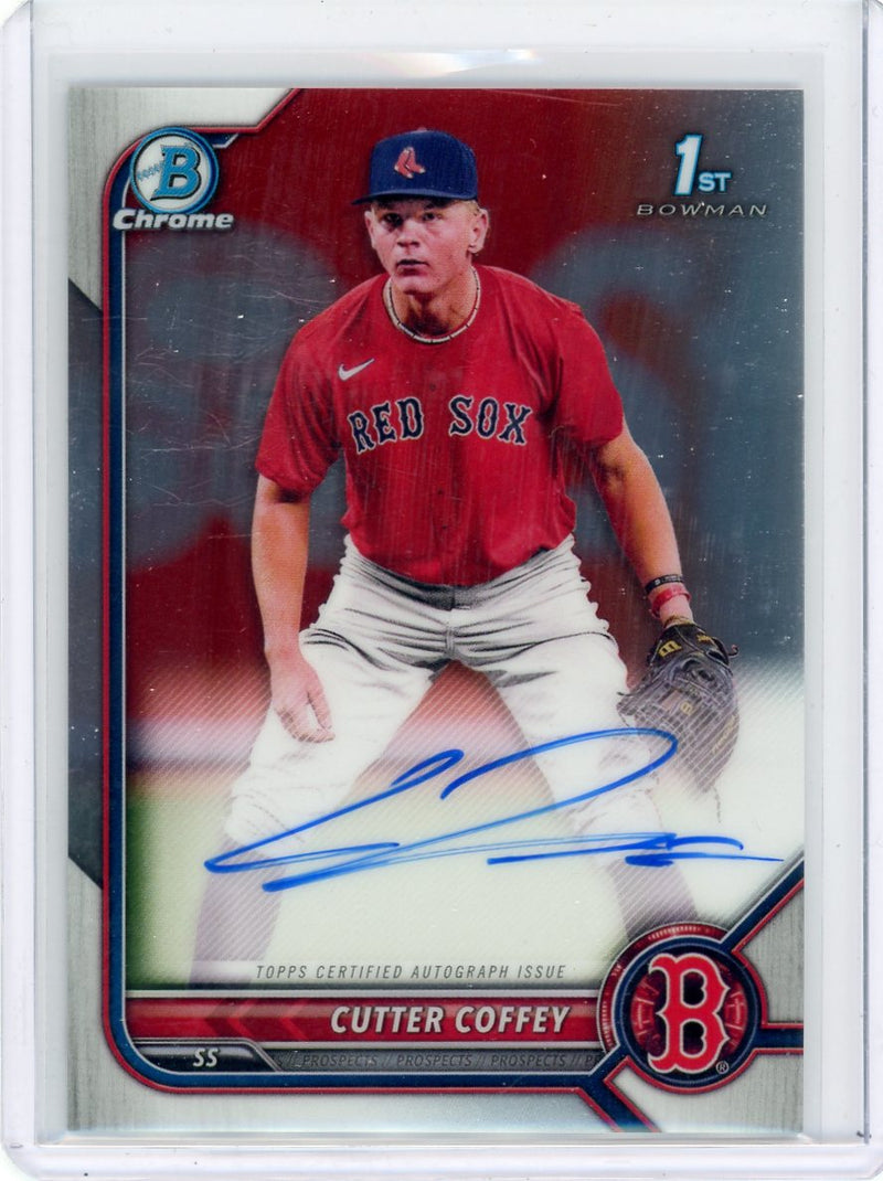 Cutter Coffey 2022 1st Bowman Draft Chrome autograph