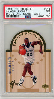Shaquille O'Neal Die Cut All-Stars-East 1993 Upper Deck SE #E13 PSA 7