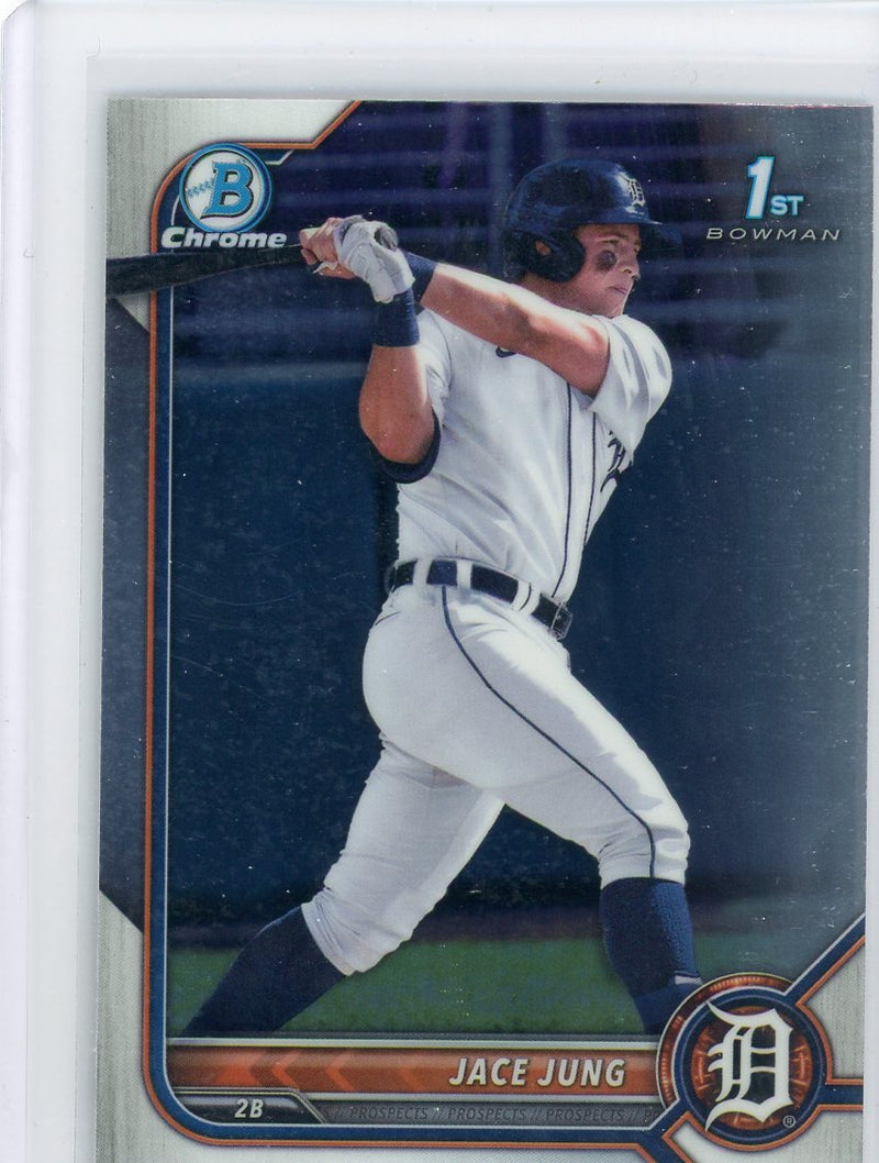 Jace Jung 2022 1st Bowman Draft chrome