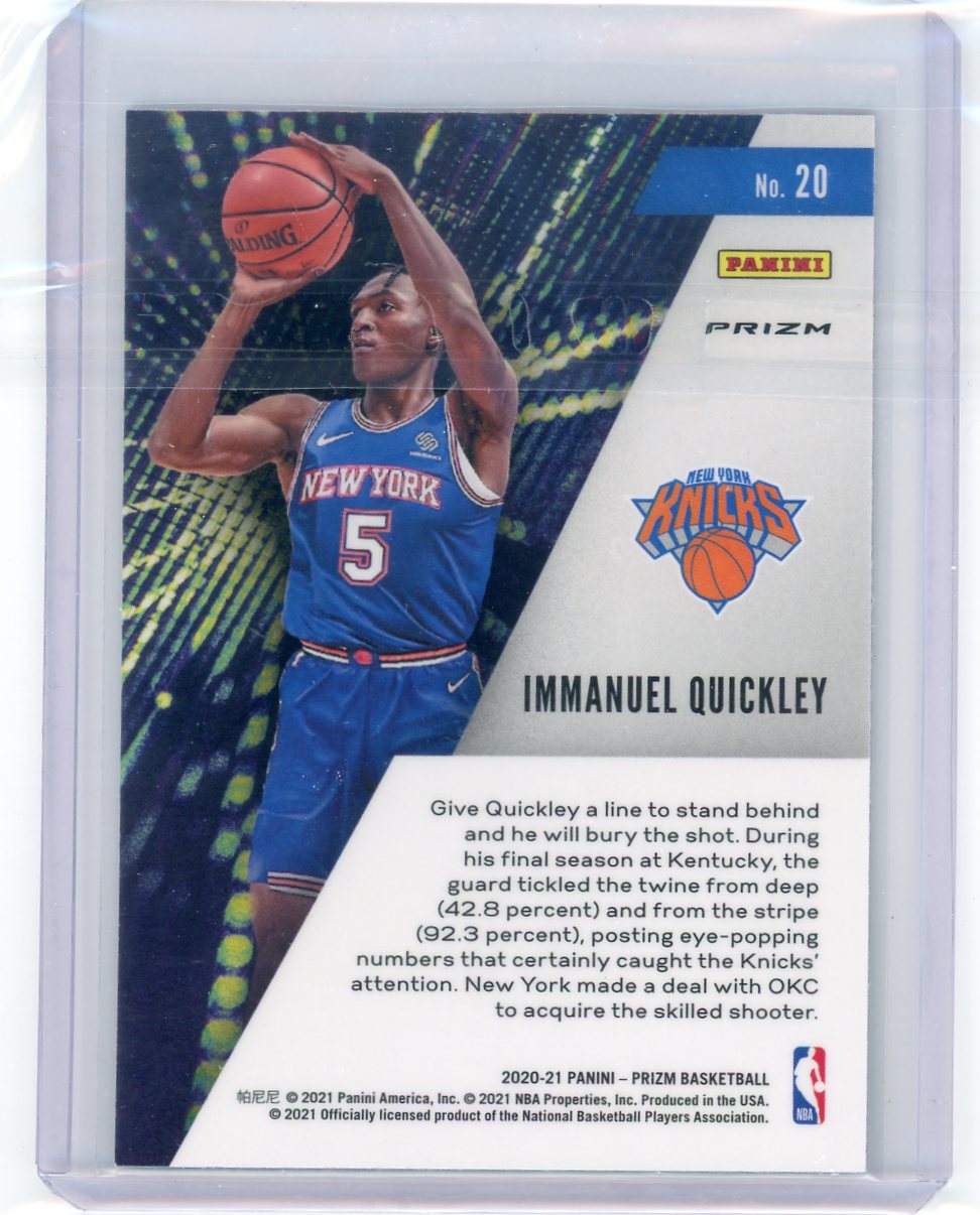 Immanuel Quickley RC auto /49シリ - その他