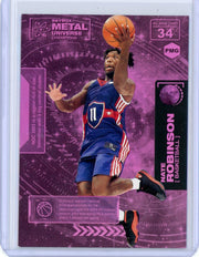 Nate Robinson 2021 Upper Deck SkyBx Metal PMG Purple #'d 49/75