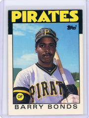 Barry Bonds 1986 Topps Traded #11T rookie card