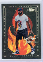 LeBron James 2021 Upper Deck SkyBx Metal Blast Furnace holo #BF-24