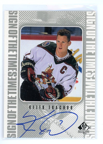 Keith Tkachuk 1998 SP Authentic Sign of the Times Autograph