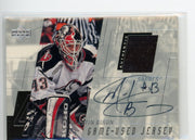 Martin Biron 2000 Upper Deck Game Jerseys Autographed