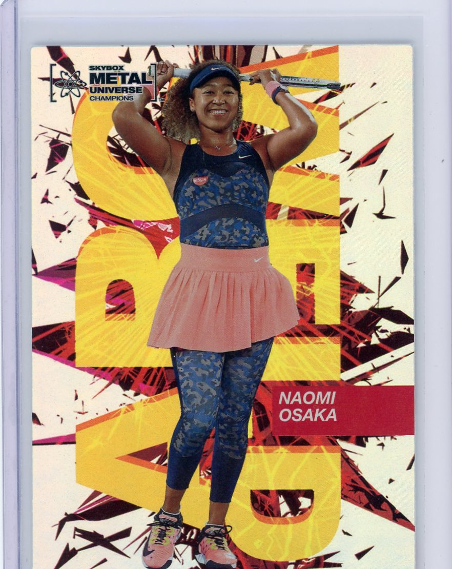 Naomi Osaka 2021 Upper Deck SkyBx Metal Arc Weld holo #AW-17