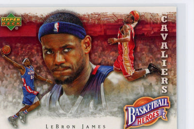 Lebron James 2007-2008 Upper Deck Basketball Heroes #LJ-1