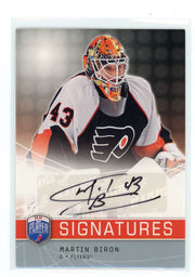 Martin Biron 2008 Upper Deck Be a Player Signatures