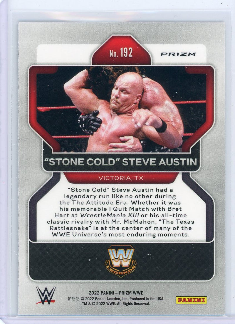Stone Cold Steve Austin 2022 Panini Prizm WWE Silver Prizm