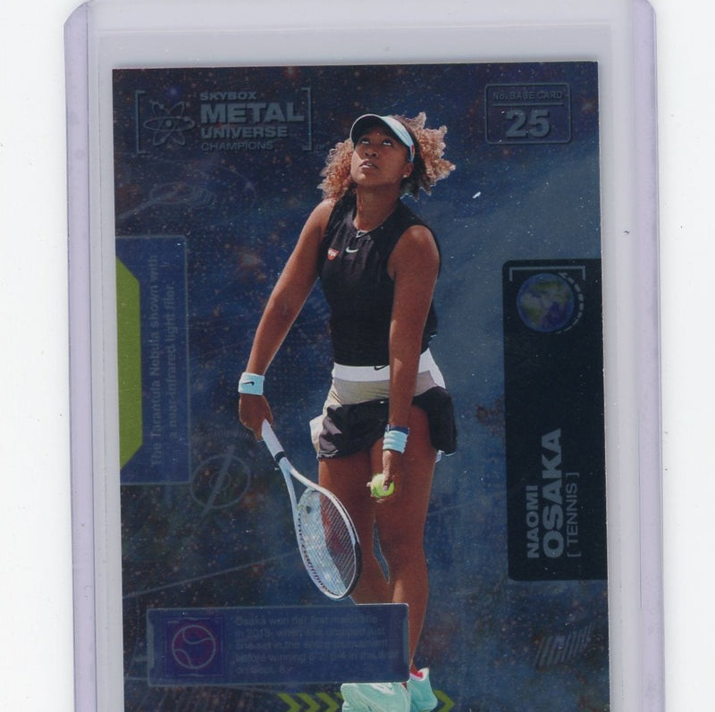 Naomi Osaka 2021 Upper Deck SkyBx Metal Universe Champions 