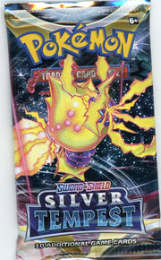 Pokémon Silver Tempest 10-card booster pack