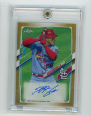 Nolan Arenado 2021 Topps Chrome Gold Auto /50