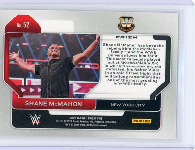 Shane McMahon 2022 Panini Prizm WWE Silver Prizm