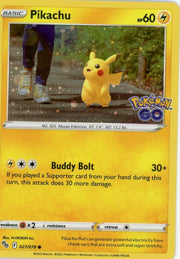 Pikachu Pokémon GO Walking Holo 027/078