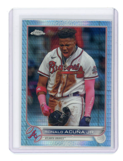 Ronald Acuna Jr. 2022 Topps Chrome Prism Refractor