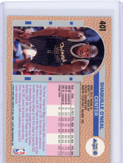 Shaquille O'Neal 1992-93 Fleer rookie