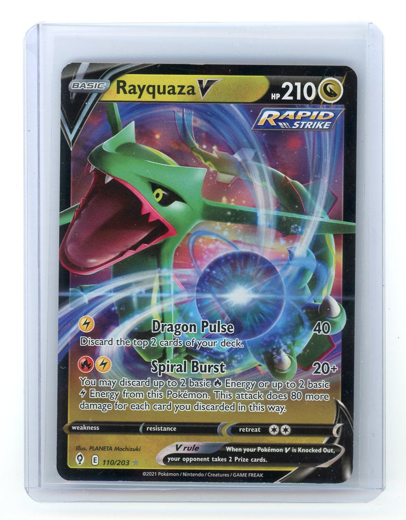 Rayquaza V 2021 Pokémon rare holo 110/203