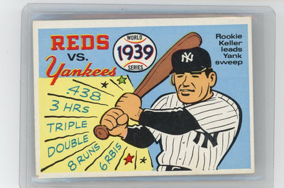 Yankees vs. Reds 1939 World Series 1968 Fleer #36