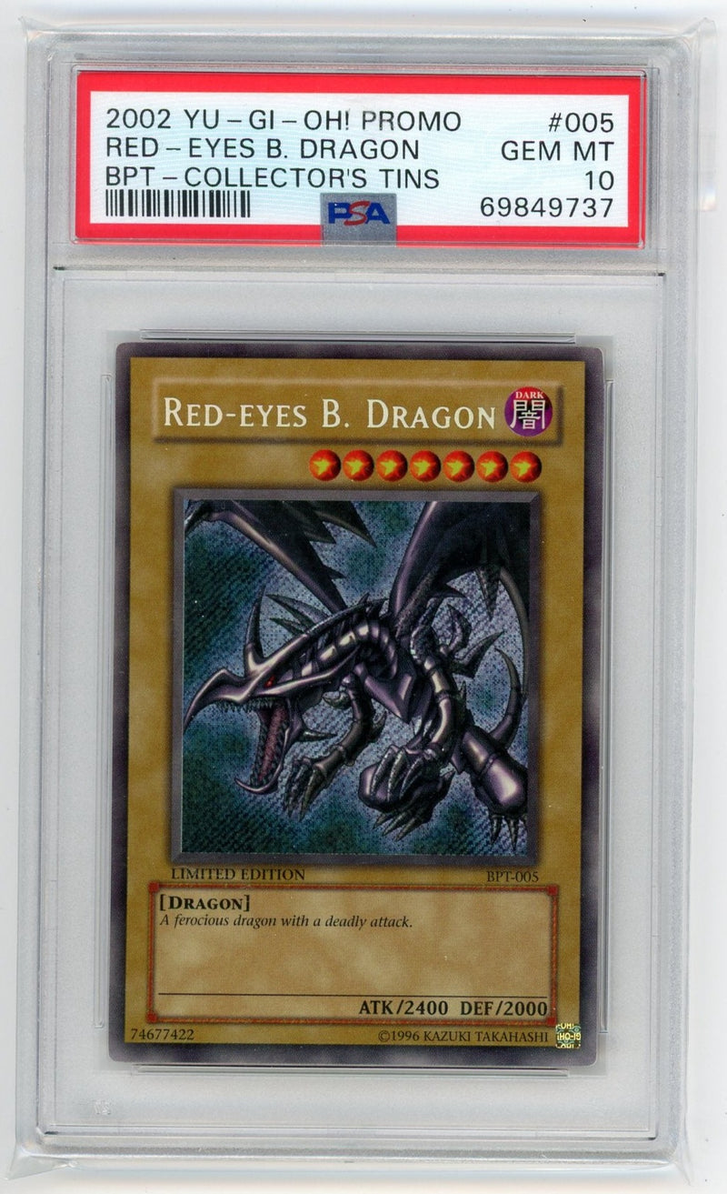 Red-Eyes B. Dragon 2002 Yu-Gi-Oh BPT Collector&
