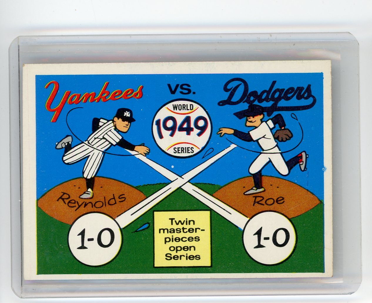 Yankees vs. Dodgers 1949 World Series 1968 Fleer #46