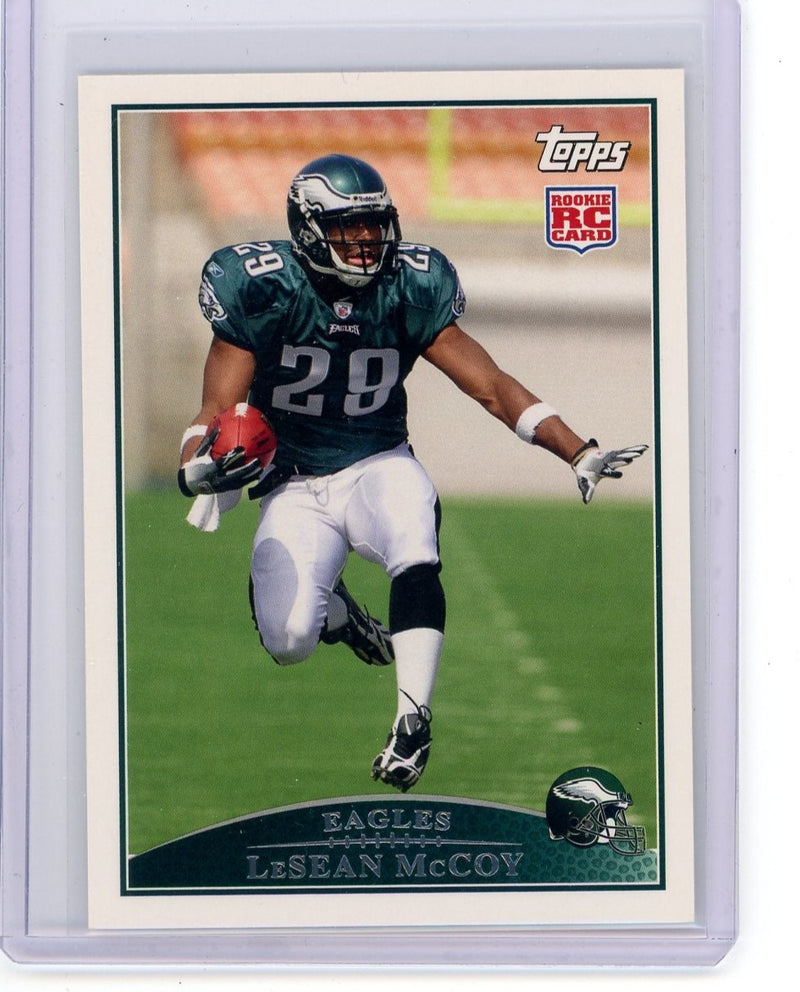 LeSean McCoy 2009 Topps rookie card 