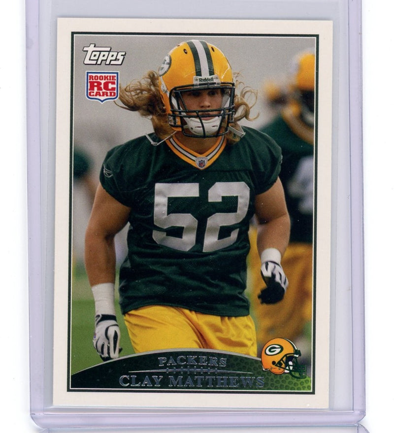 Clay Matthews 2009 Topps rookie card 