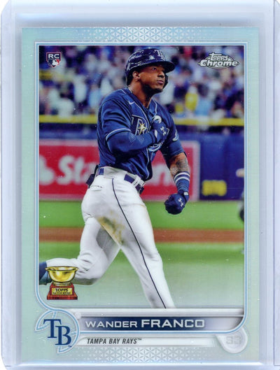 Wander Franco 2022 Topps Chrome Refractor Rookie Card #35