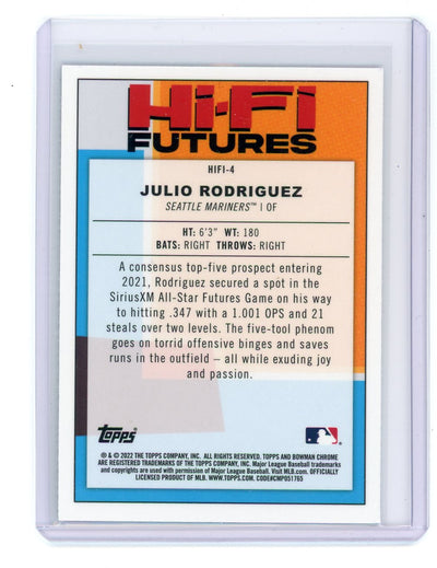 Julio Rodriguez 2022 Bowman Chrome Hi-Fi Futures