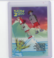Pokemon Topps The Movie 2000 Sticker Zapdos Melody Tracy #3