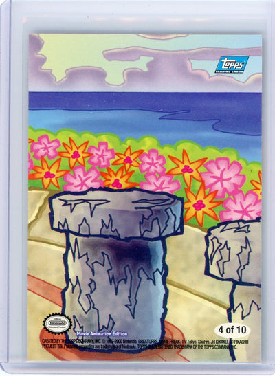 Pokemon Topps The Movie 2000 Sticker Pikachu and Lugia #4