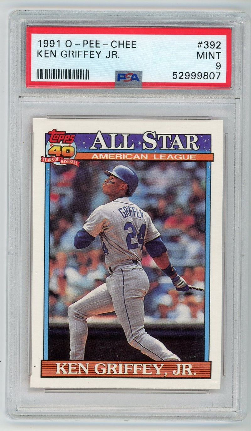 Ken Griffey Jr. 1991 O-Pee-Chee PSA 9