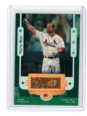Mark McGwire 1999 Upper Deck SPx Radiance HR #66 #'d 78/100
