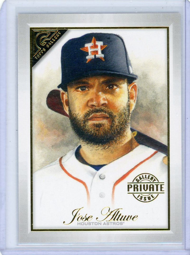 Jose Altuve 2019 Topps Gallery Private Issue 