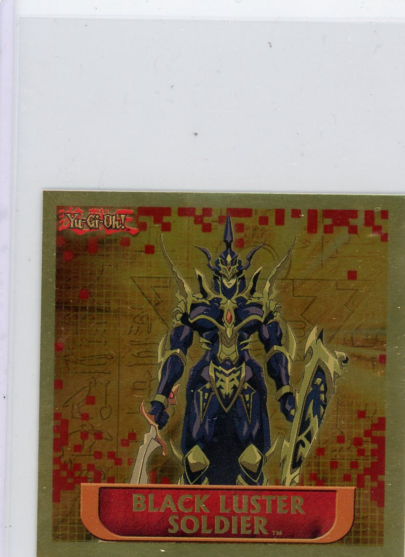 Topps Yu-Gi-Oh Gold Foil Sticker Black Luster Soldier 