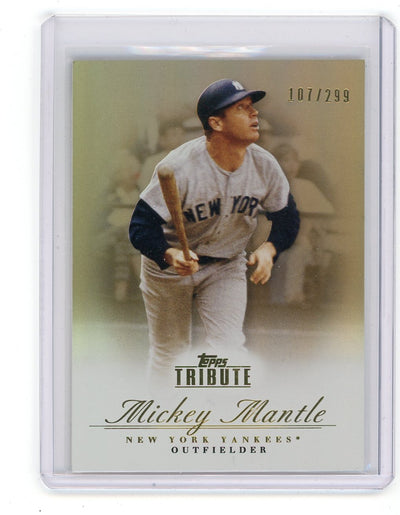 Mickey Mantle 2012 Topps Tribute 107/299 #48