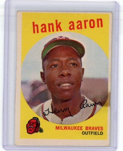 Hank Aaron 1959 Topps #380