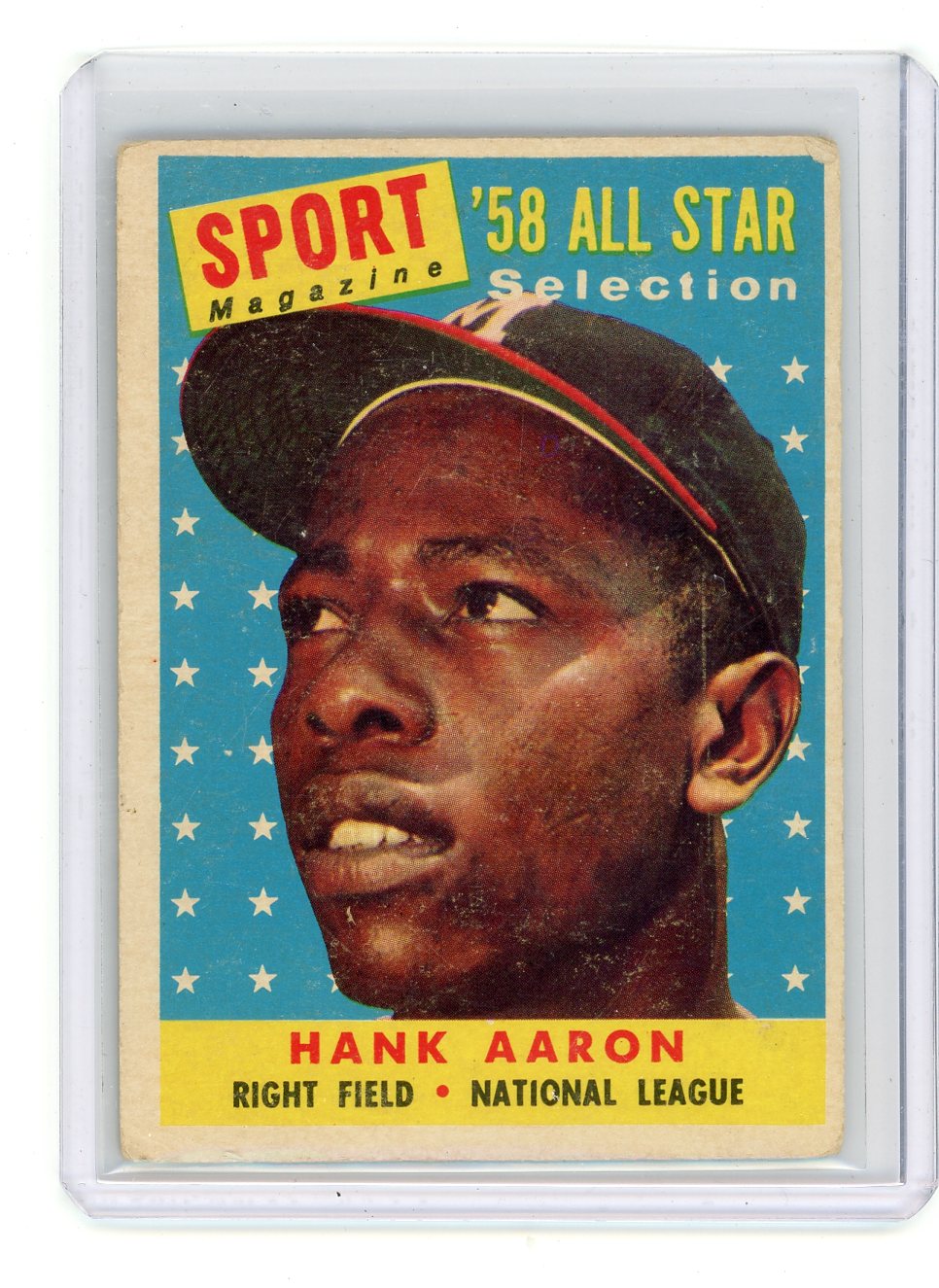 Hank Aaron 1958 Topps '58 All Star Selection #488