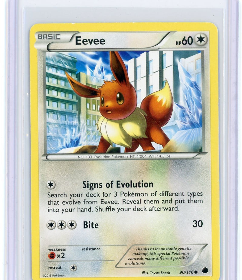 Eevee 2013 Pokémon non holo 90/116