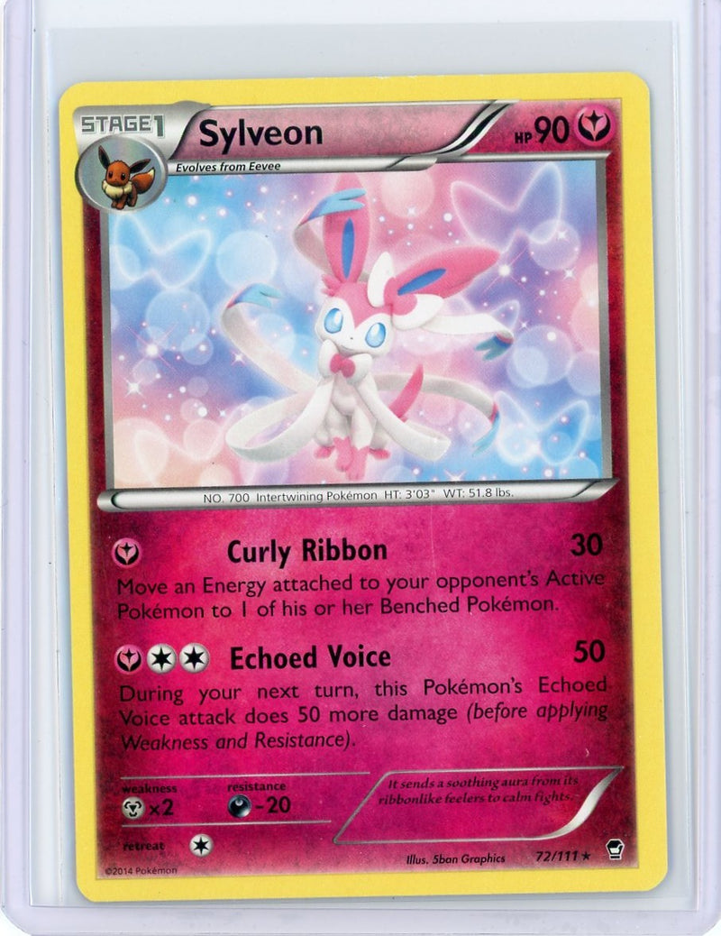 Sylveon 2014 Pokemon rare non holo 72/111