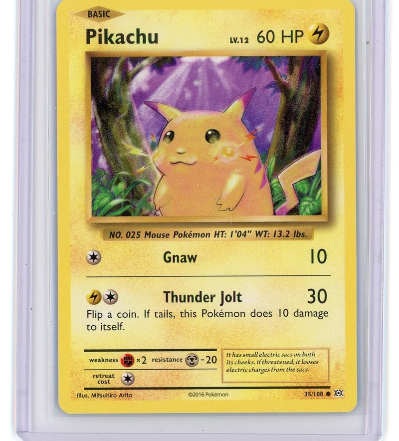 Pikachu 2016 Pokémon non holo 35/108
