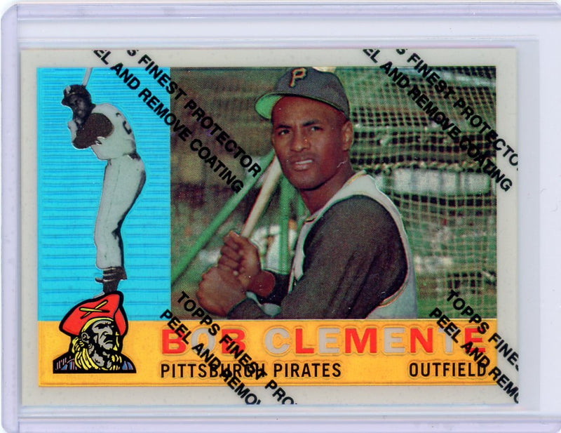 Roberto Clemente 1997 Topps Finest 1960 Topps Commemorative Reprint 