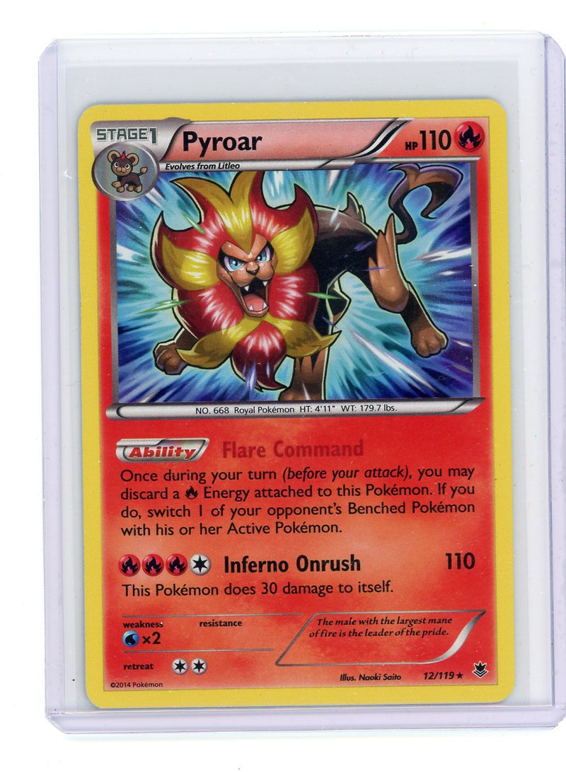 Pyroar 2014 Pokémon rare holo 12/119